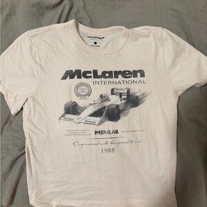 Abercrombie Short-Sleeve McLaren Graphic Skimming Tee